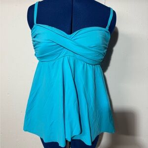 Women's Turquoise Swim Top